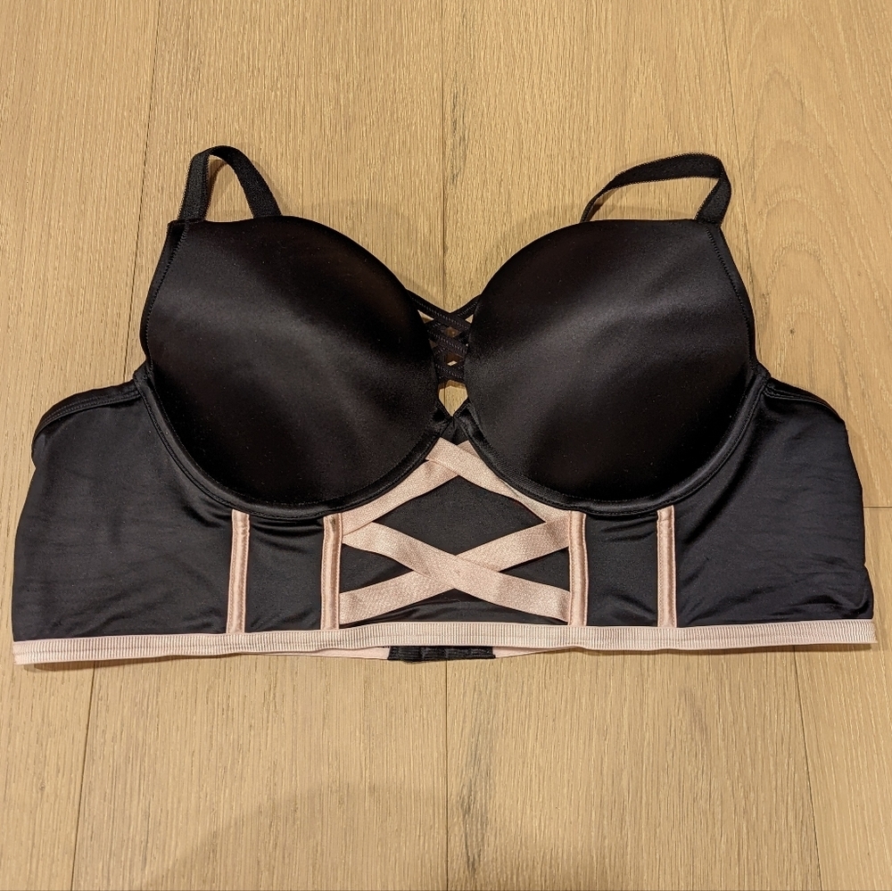 Black and Pink Women's Bra